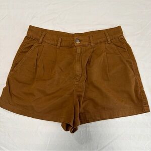 Free People Tan Cargo Shorts